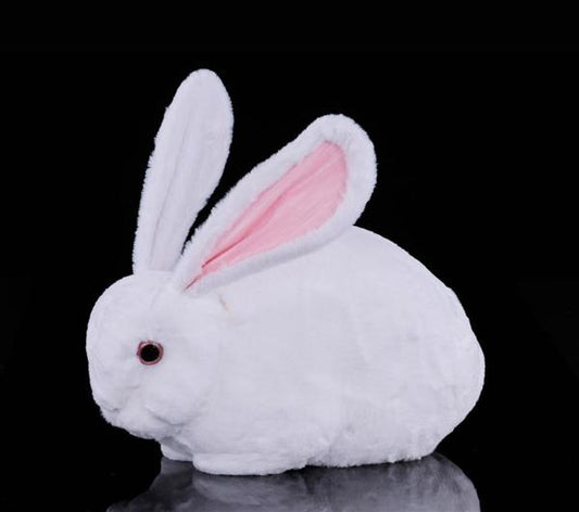 HE7271 15"Lx10.5"H Sitting Chubby Rabbit - A&B Wholesale Market Inc