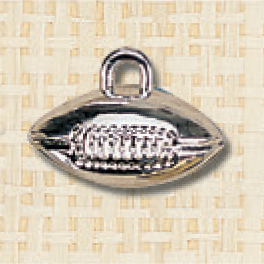 1007-Silver 1.5" Football 1Doz/Bag - A&B Wholesale Market Inc