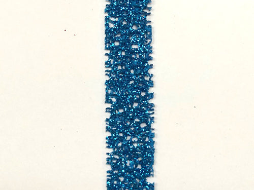 Q631403-39 Glitter Web Turquouise Blue - A&B Wholesale Market Inc